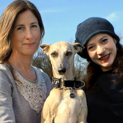 Kate and Selene with Minnie
